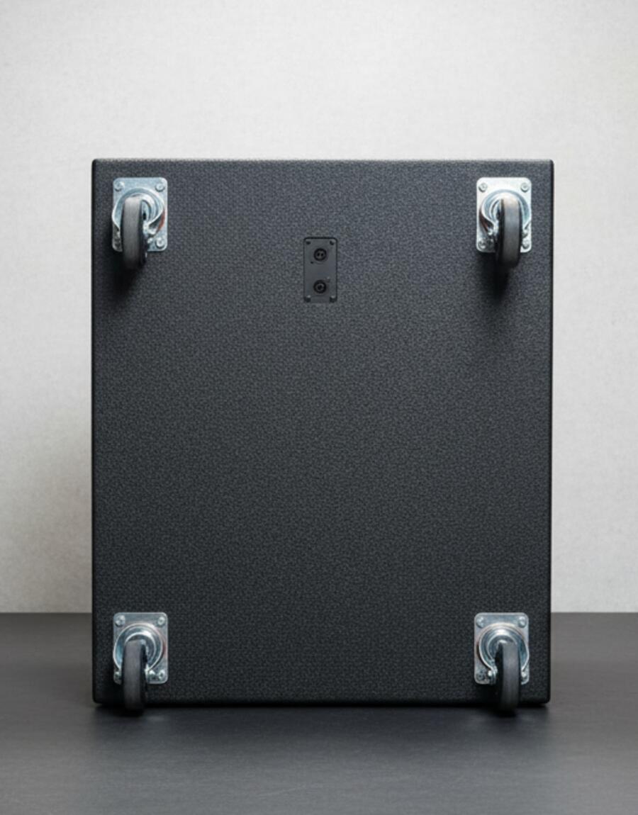 Product side view with wheels